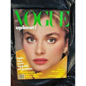 Vtg VOGUE 7/1983 Helmut Newton Balnchine Richard Avedon Herb Ritts Singapore